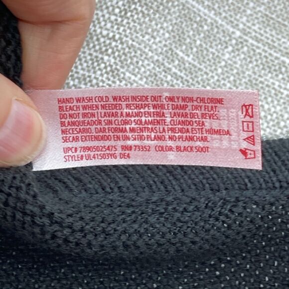 Fashion Ave Knits Embroidered Christmas Cardigan Sweater Vest Small (4/6) Black - Picture 4 of 6